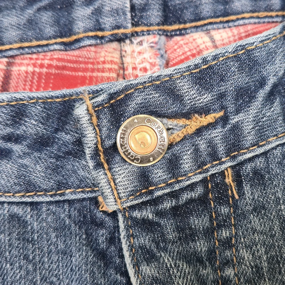 Carhartt‎ Men's Flannel-Lined Jeans - Relaxed Fit - Medium Blue W33